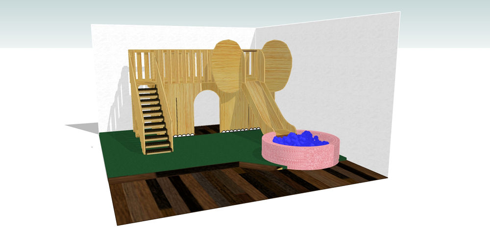 Kinderspielburg, Gesamtansicht